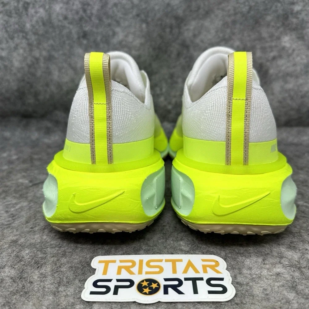 Nike ZoomX Invincible 3 Running Shoes Mens Size 8 White Volt Sail DR2615-104